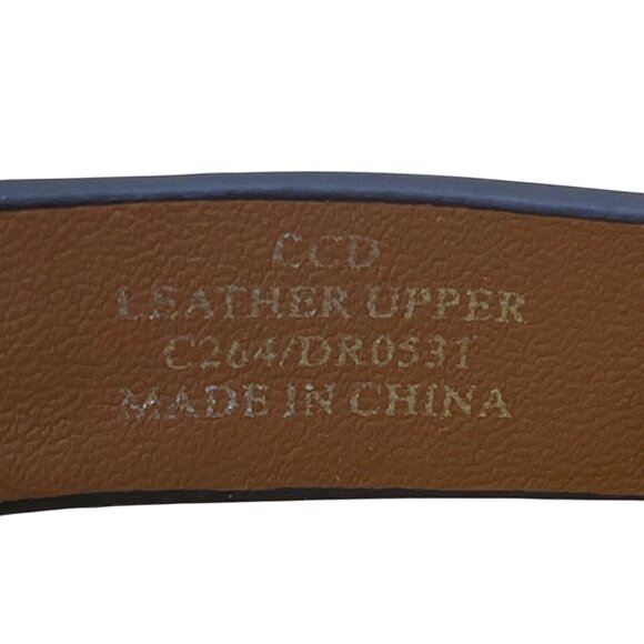 Charles David Yellow/Brown Leather Adjustable Strappy Sandals Sz 10M - New - Picture 7 of 9